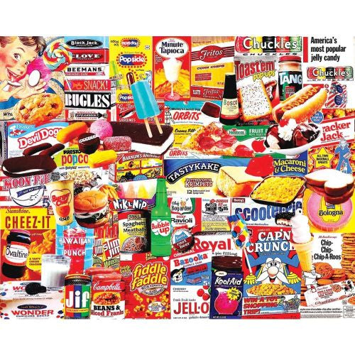 Alternative view of White Mountain Vintage Snack Foods Jigsaw Puzzle - 1000 pc