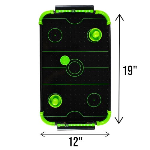 Funtime Gifts Neon Tabletop Air Hockey Game, 20 Inch - Image 7