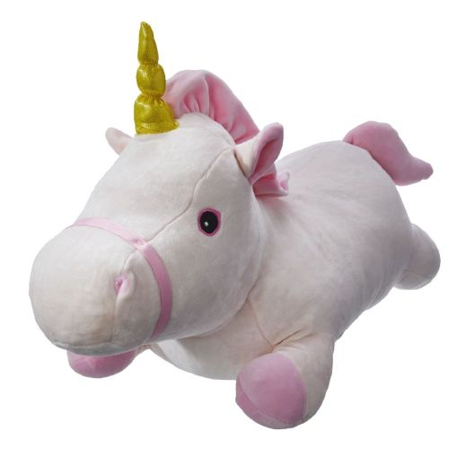 Snoozimals Enchanted Sky Unicorn 20 Inch Plush - Pink - Image 7