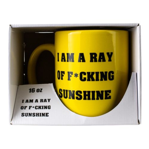 Yellow Ray Of Sunshine 16 Oz Cheerful Mug