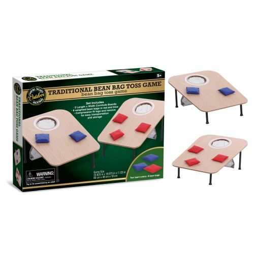 Classic Wooden Bean Bag Toss Game - Family Fun Outdoor Activity