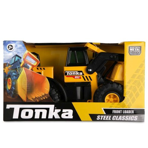 Tonka Steel Classics Front Loader - Durable Construction Toy