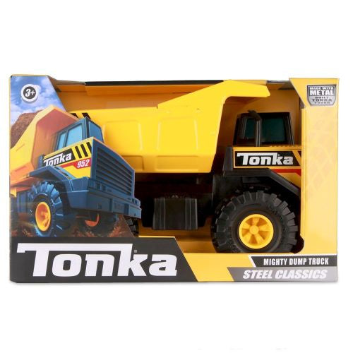 Tonka Steel Classics Mighty Dump Truck - Yellow and Black