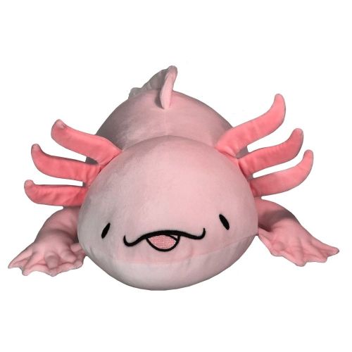 Alternative view of Snoozimals 20-inch Plush Lola the Axolotl - Vibrant Pink