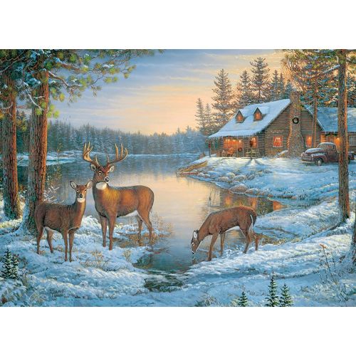 Alternative view of Quiet Place Linen Texture 1000pc Jigsaw Puzzle