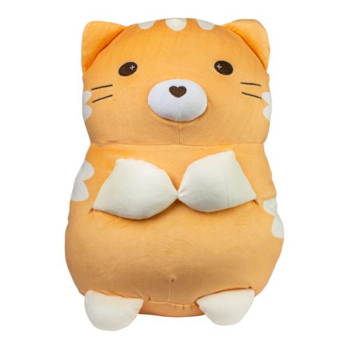 Alternative view of Kobioto Whimsical Japanese Kitty 12 inch Supersoft Plush - Grey