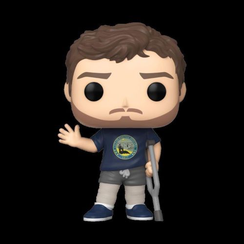 Alternative view of Funko POP! Parks & Rec Andy Dwyer 3.75 inch Vinyl Figure in Leg Casts
