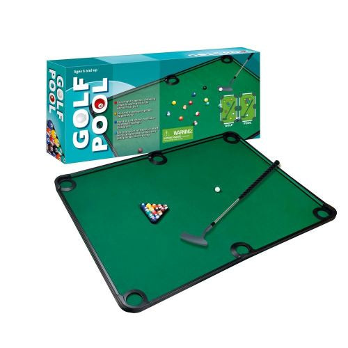 Deluxe Golf Pool Indoor Game Mat | Family Fun | Realistic Golf & Pool Experience