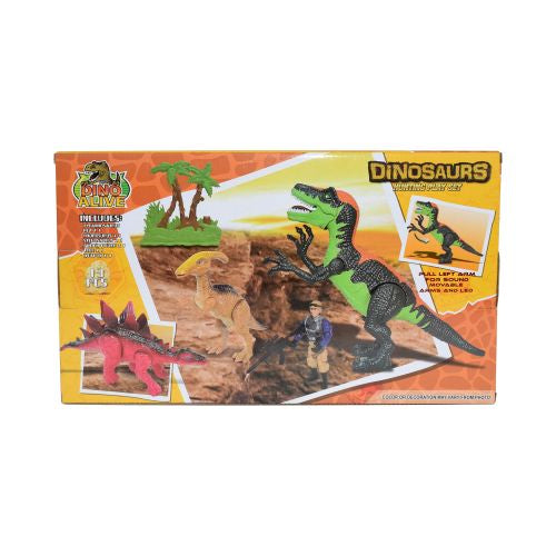 Alternative view of Juda Toys Dinosaurs Hunting Playset with Sound and Action Features