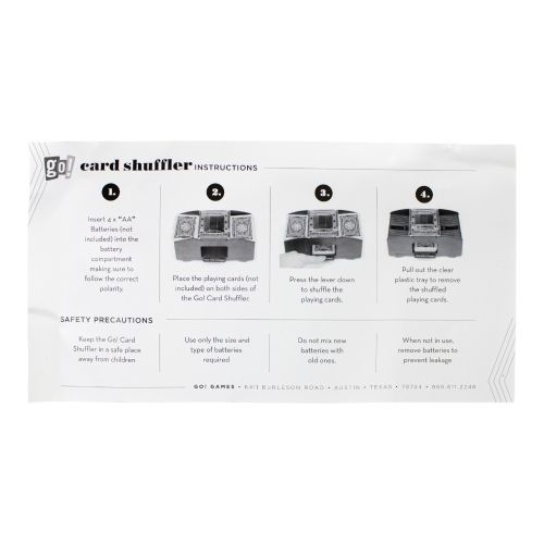 Go! Games SuperSpeed 4 Decks Card Shuffler - Image 7