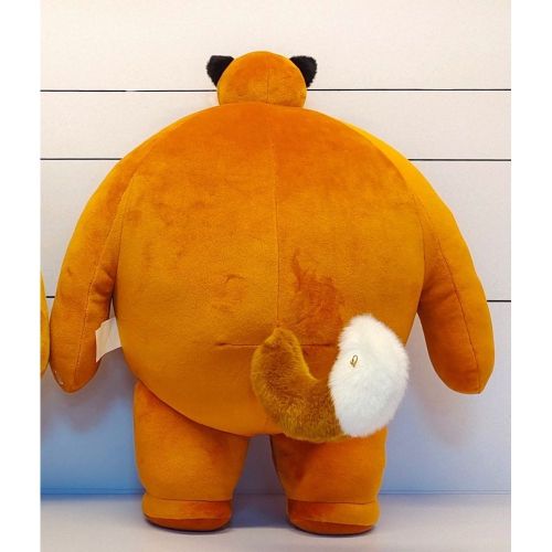 Alternative view of Bagstock Tiny Headed Plush Fox 15 Inch - Vibrant Orange