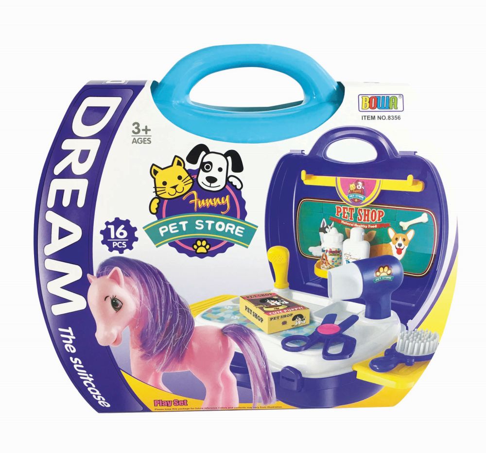 Master Toys Pony Pet Shop Play Set - 16 Pieces