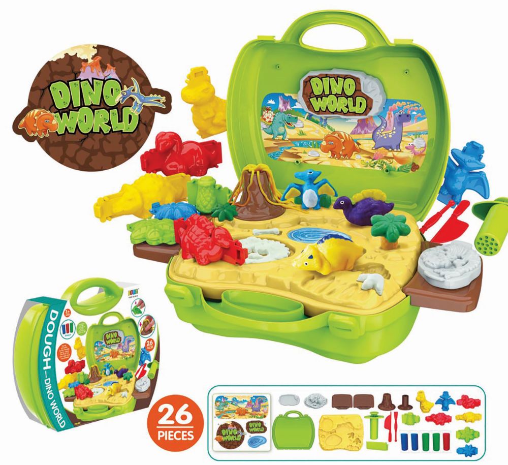 Dino World Creative Dough 26pc Play Set