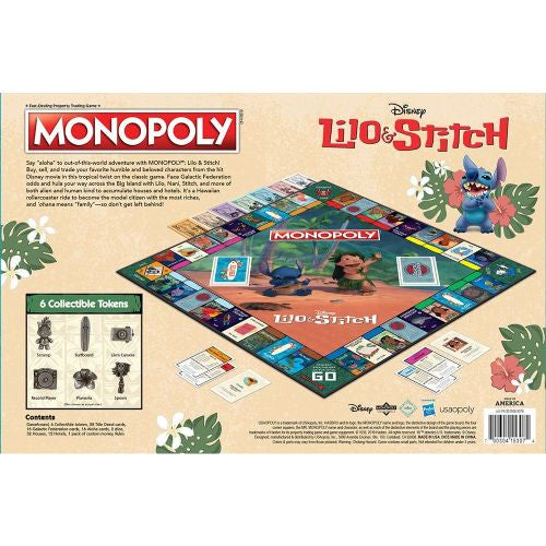 Alternative view of Disney Lilo & Stitch Monopoly Board Game