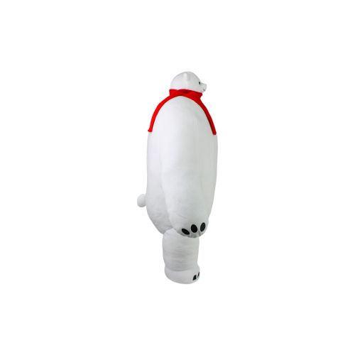 Tiny Headed Polar Pip 15 Inch Bear with Red Scarf - Image 3
