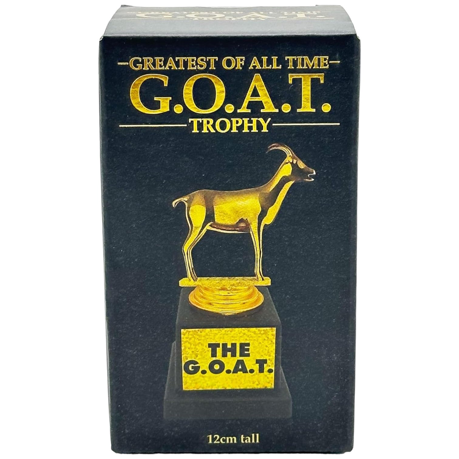 Alternative view of G.O.A.T. Trophy: Ultimate Gold-Plated Award