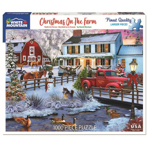 Alternative view of Toys R Us Christmas On The Farm Themed Jigsaw Puzzle - 1000pc