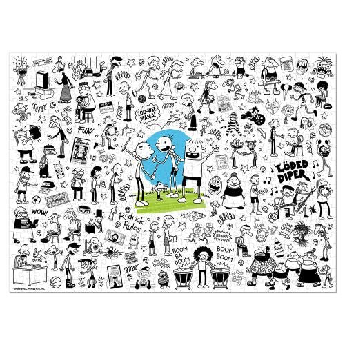 Alternative view of Diary of a Wimpy Kid Class Characters Jigsaw Puzzle - 500 pc