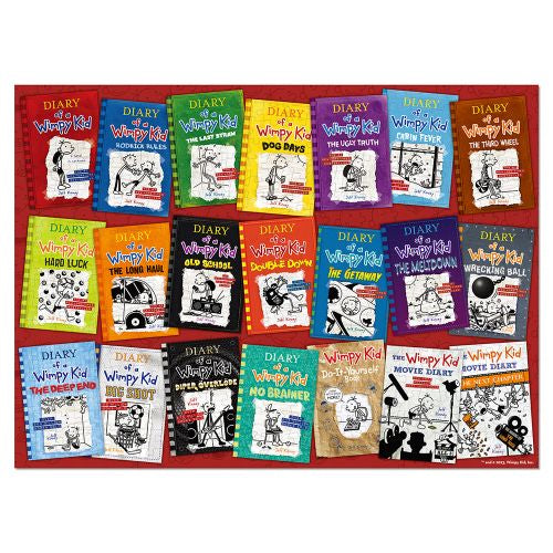 Alternative view of Diary of a Wimpy Kid Iconic Covers Jigsaw Puzzle - 500 pc