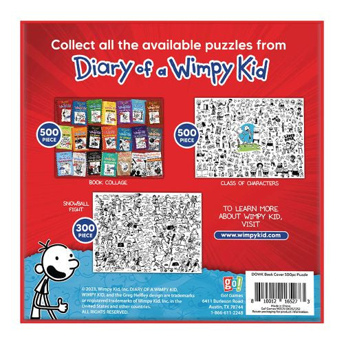 Diary of a Wimpy Kid Iconic Covers Jigsaw Puzzle - 500 pc - Image 4