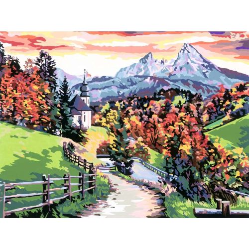 Ravensburger Beautiful Bavaria Paint-by-Number Kit - Vibrant Autumn - Image 2