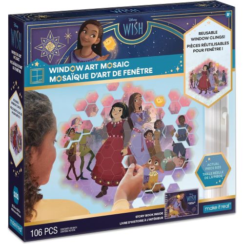 Disney Wish Window Clings 113-Piece Storybook Set