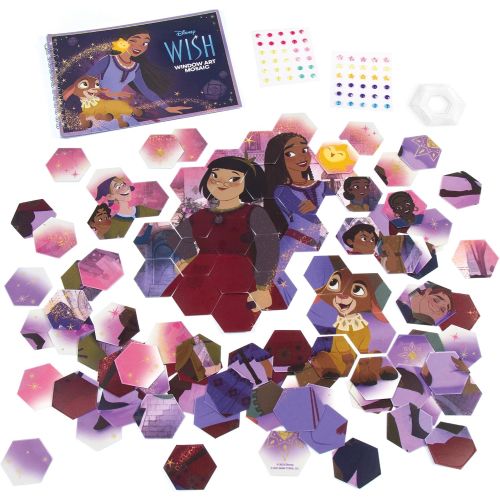 Alternative view of Disney Wish Window Clings 113-Piece Storybook Set