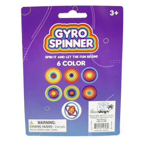 Alternative view of Aluminum Gyro Spinner for Enhanced Focus