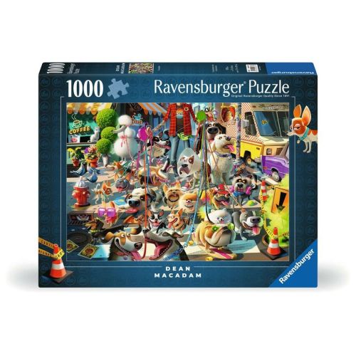 Ravensburger Dog Walker Vibrant Park Scene Puzzle - 1000 pc