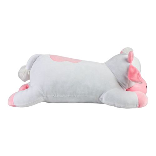 Snoozimals 20-inch Plush Pink Cow - Super Soft and Huggable - Image 3