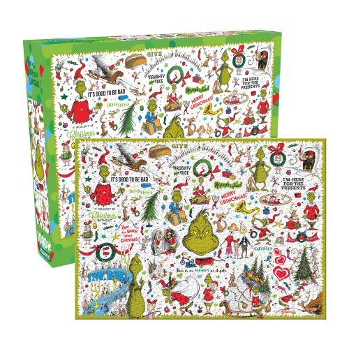 AQUARIUS Grinch Stole Christmas Jigsaw Puzzle - 1000 pc