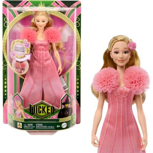 Wizard of Oz Wicked Singing Glinda Doll with Iconic Pink Dress
