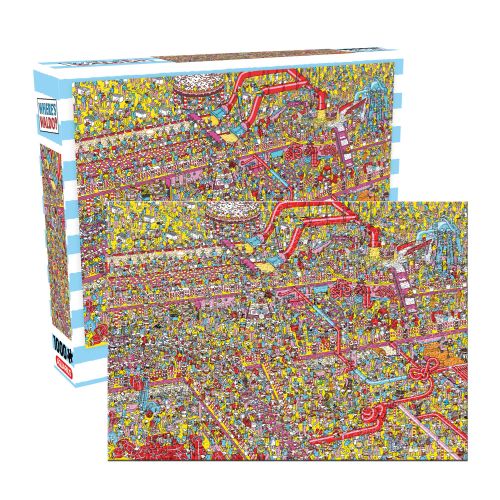 Aquarius Where's Waldo Cake Factory Jigsaw Puzzle - 1000 pc