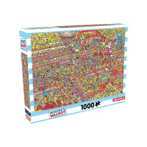 Alternative view of Aquarius Where's Waldo Cake Factory Jigsaw Puzzle - 1000 pc