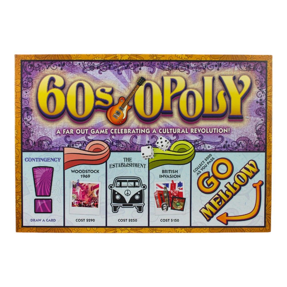 60s Opoly: Groovy Board Game Blast From the Past
