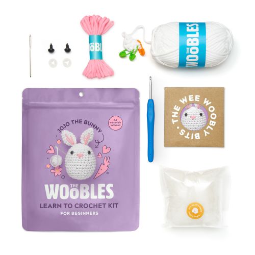 Alternative view of Woobles Bunny Beginner-Friendly Crochet Kit