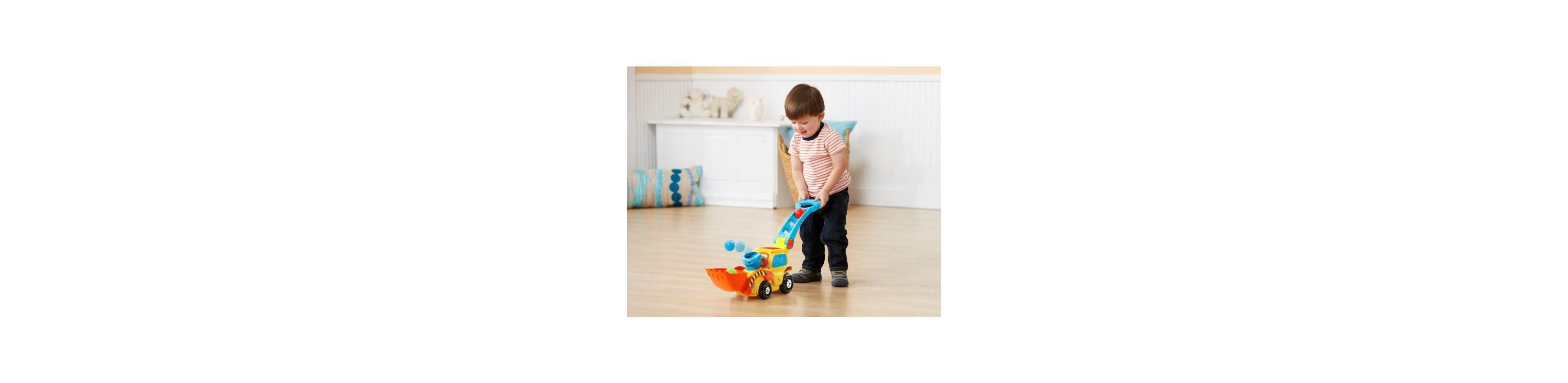 Alternative view of VTech Pop-a-Balls Push & Pop Bulldozer Interactive Toddler Toy