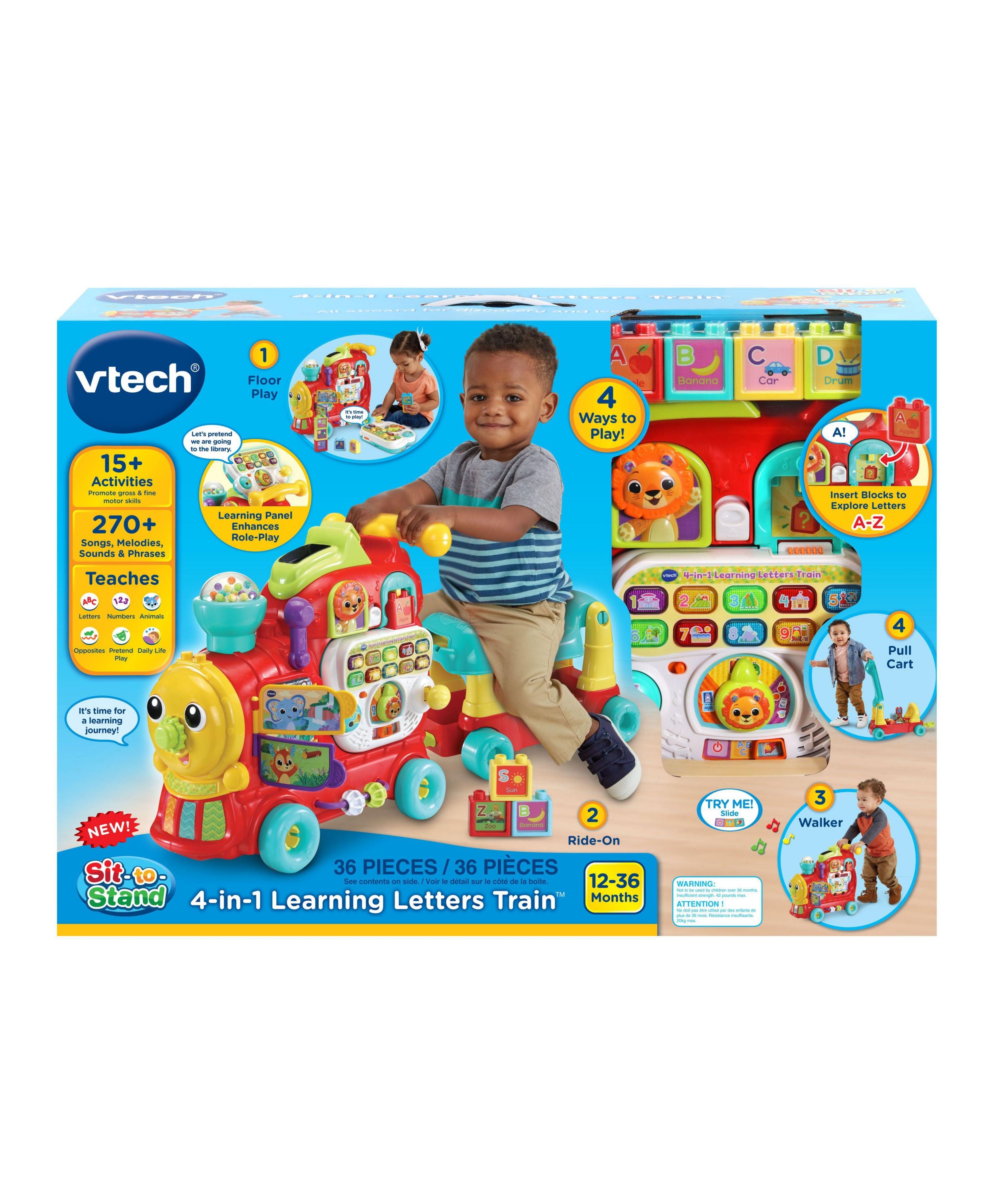 Alternative view of VTech 4-in-1 Learning Letters Train for Toddlers
