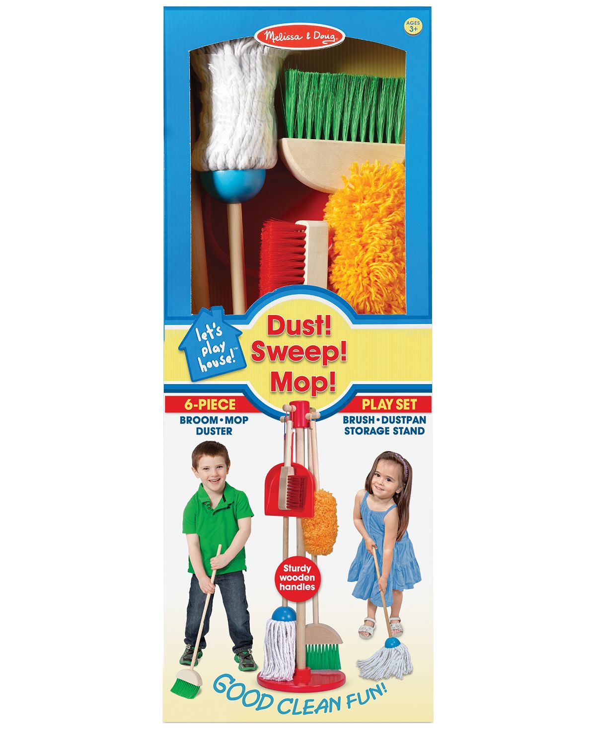 Alternative view of Melissa and Doug 6-Piece Fun Housekeeping Play Set