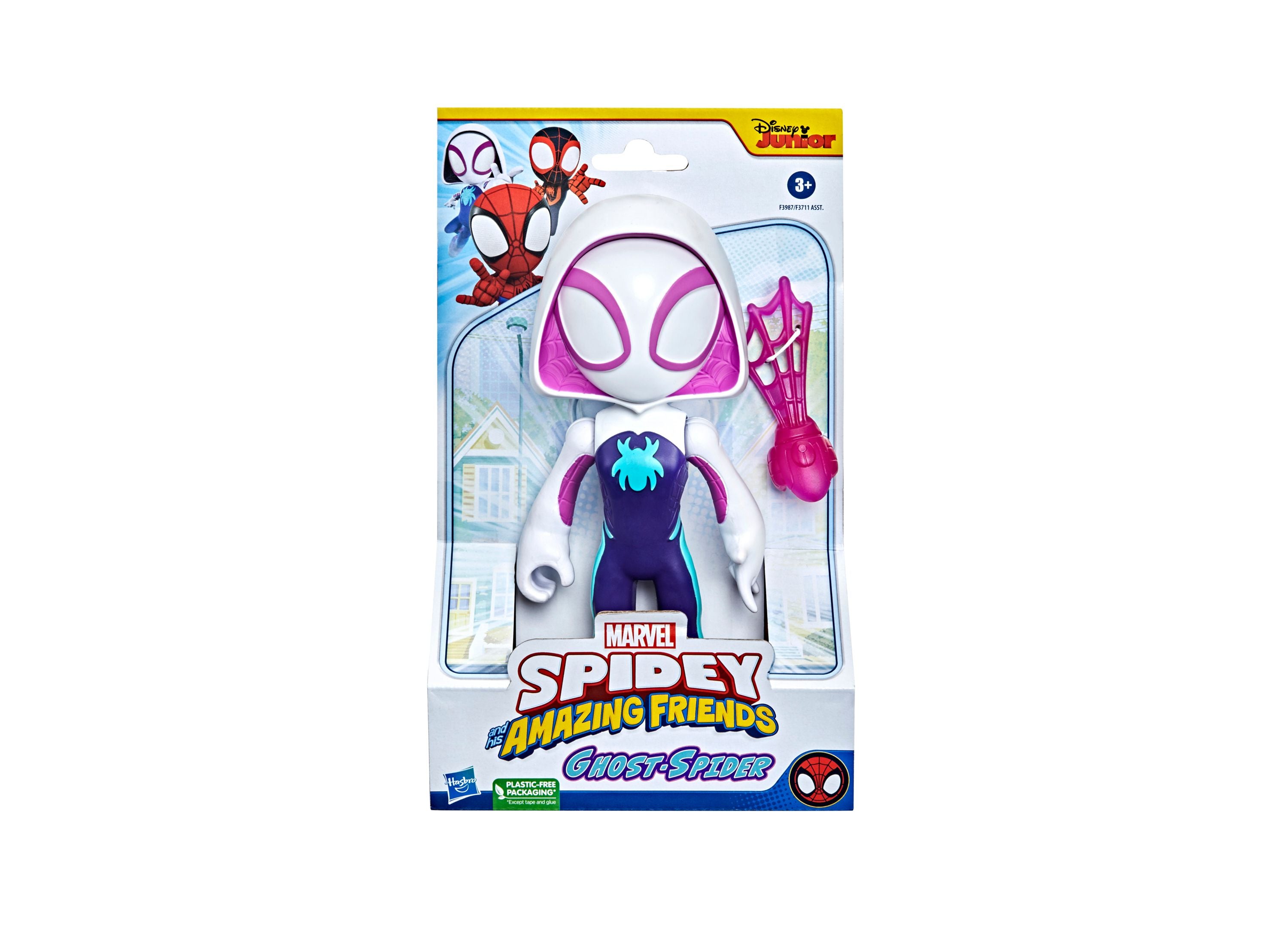 Alternative view of Marvel Spidey and His Amazing Friends 9 Inch Ghost-Spider Action Figure