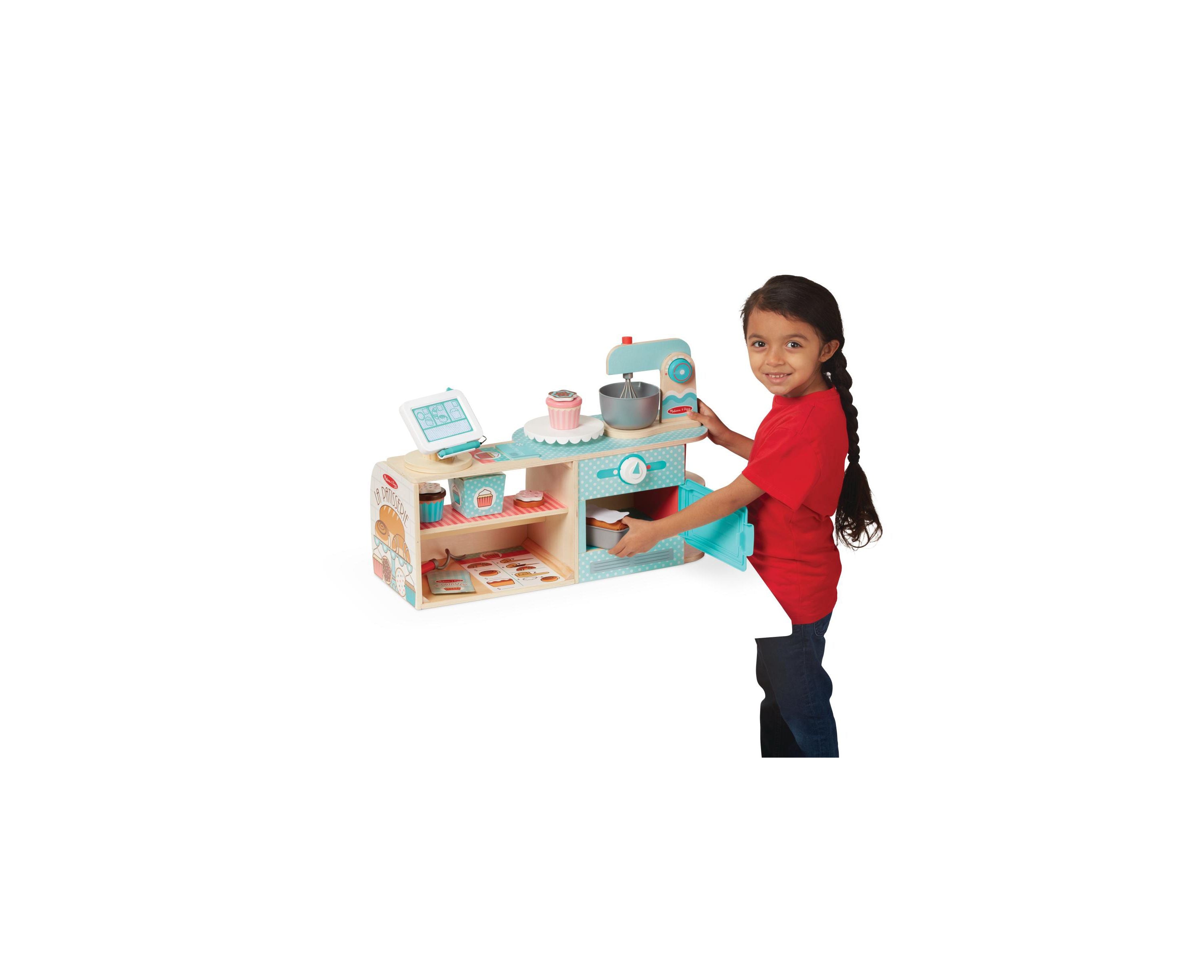 Melissa & Doug 39-Piece Wooden La Patisserie Bakery Set - Image 4