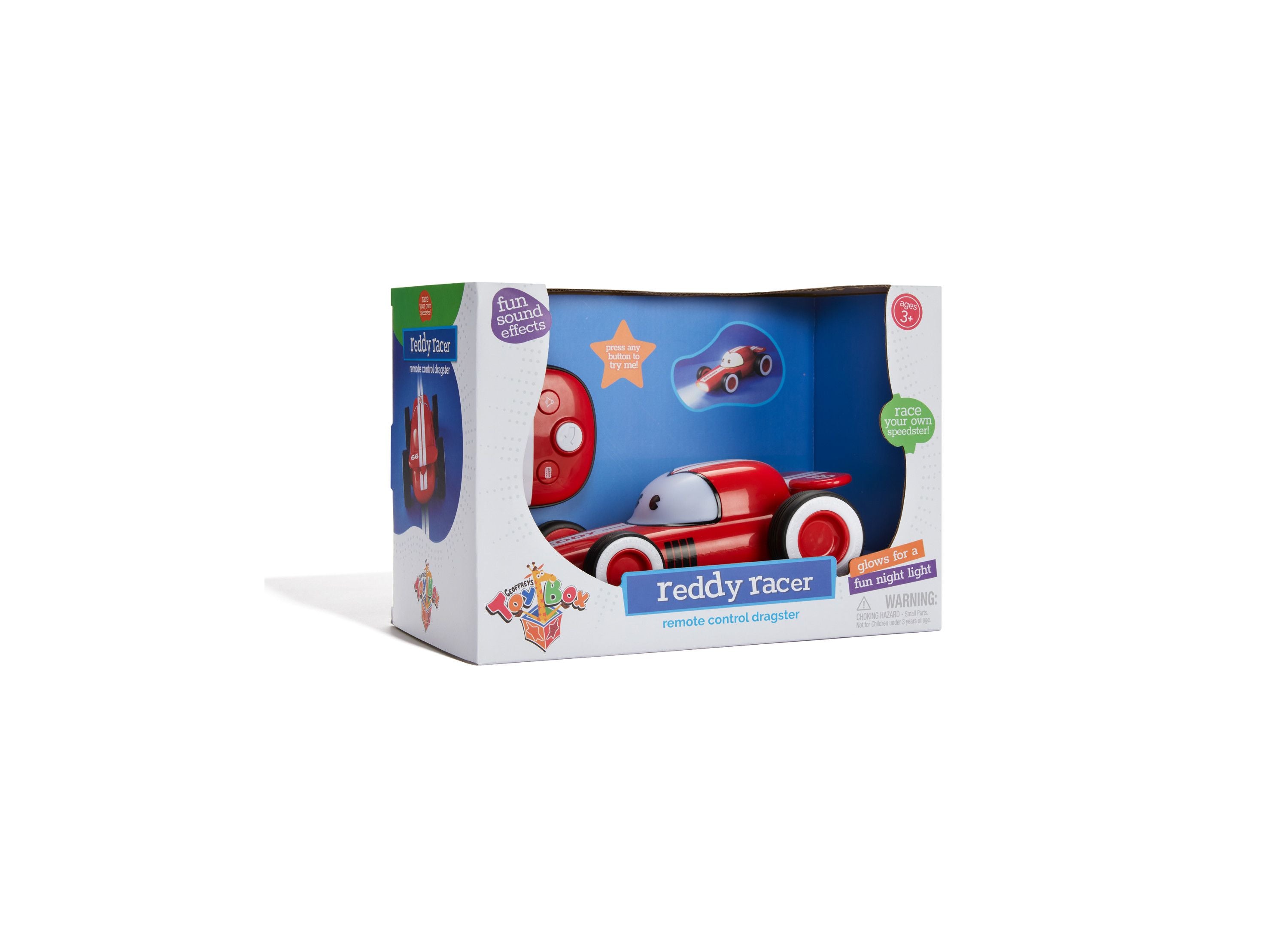 Alternative view of Geoffrey's Toy Box Reddy Racer RC Dragster - Red - Exclusive to Macy's