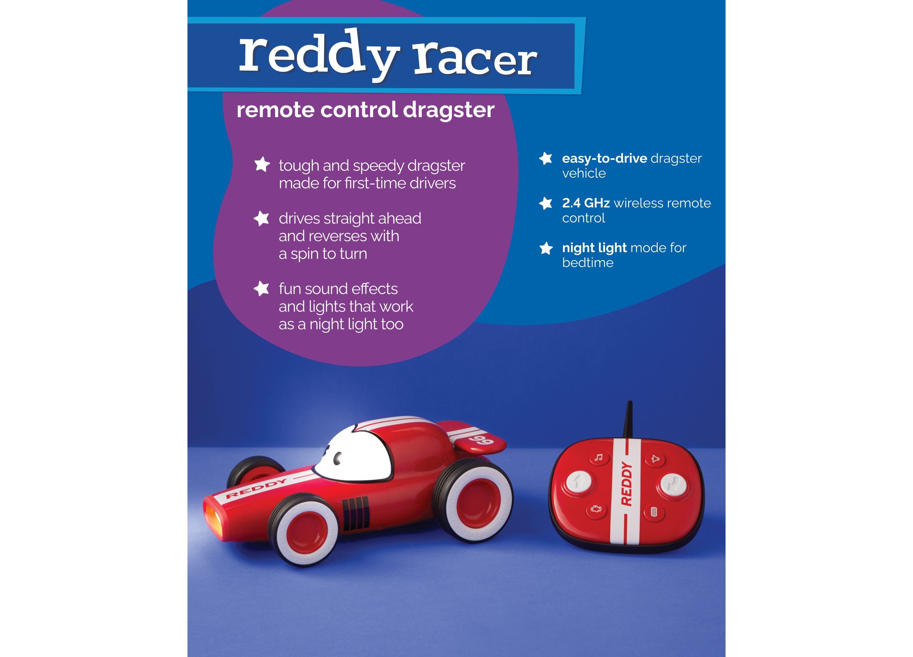Geoffrey's Toy Box Reddy Racer RC Dragster - Red - Exclusive to Macy's - Image 7