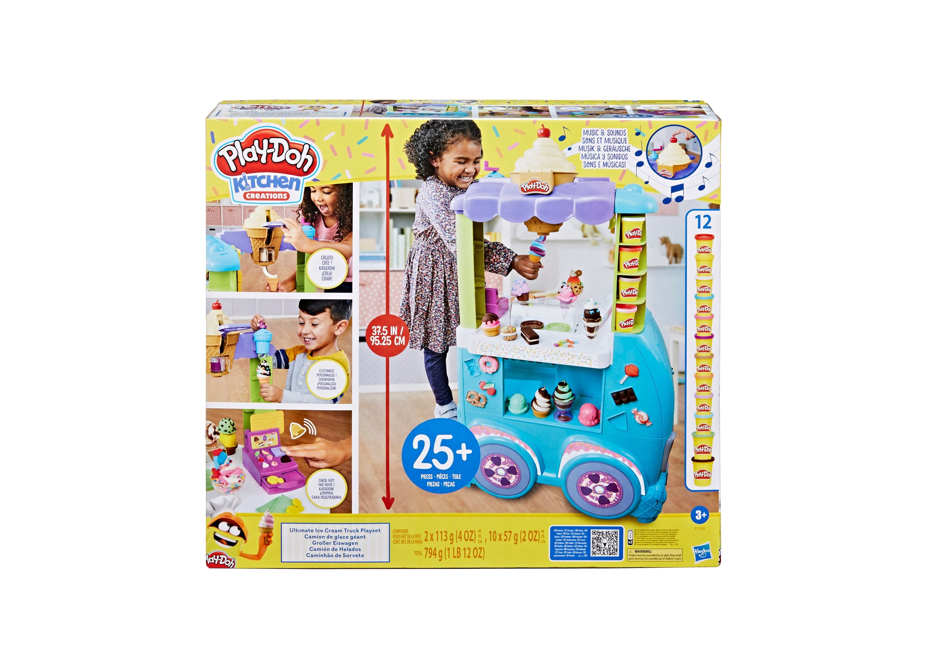 Alternative view of Play-Doh Kitchen Creations Ultimate Ice Cream Truck Playset