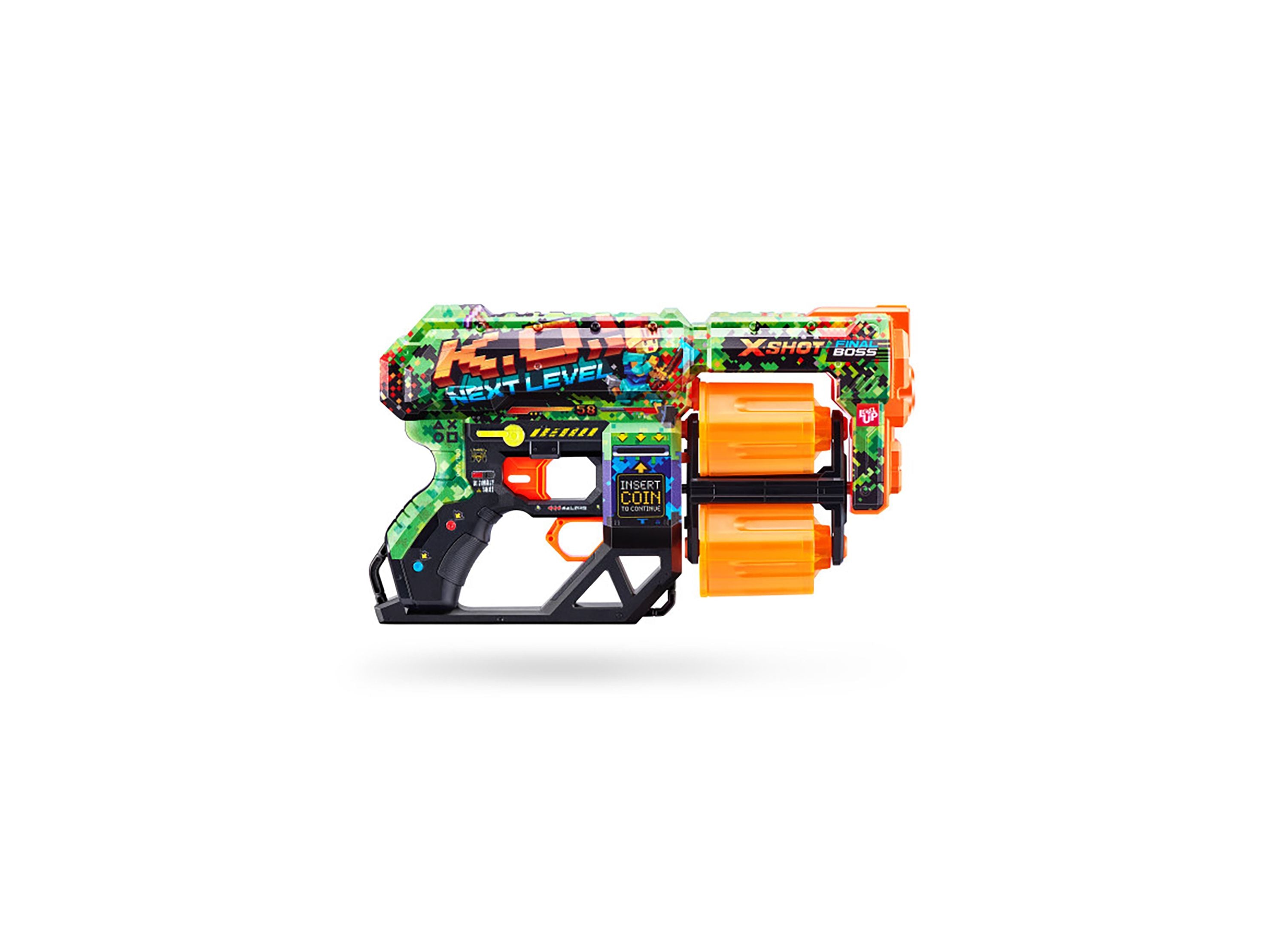 Zuru X-Shot Skins Dread Dart Blaster Ko With Dual Rotating Barrels - Image 3