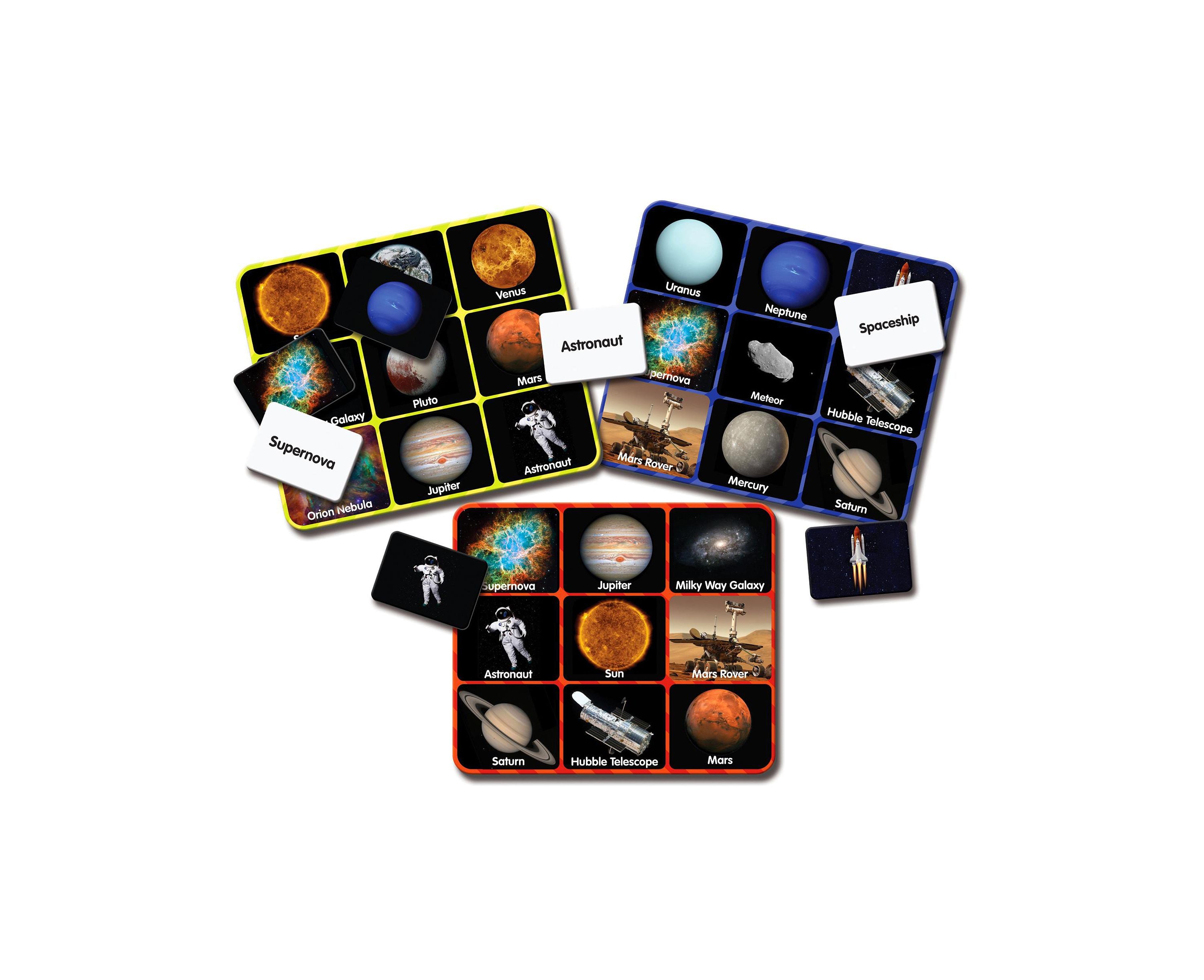 Match It! Space Bingo Educational Board Game - Image 3