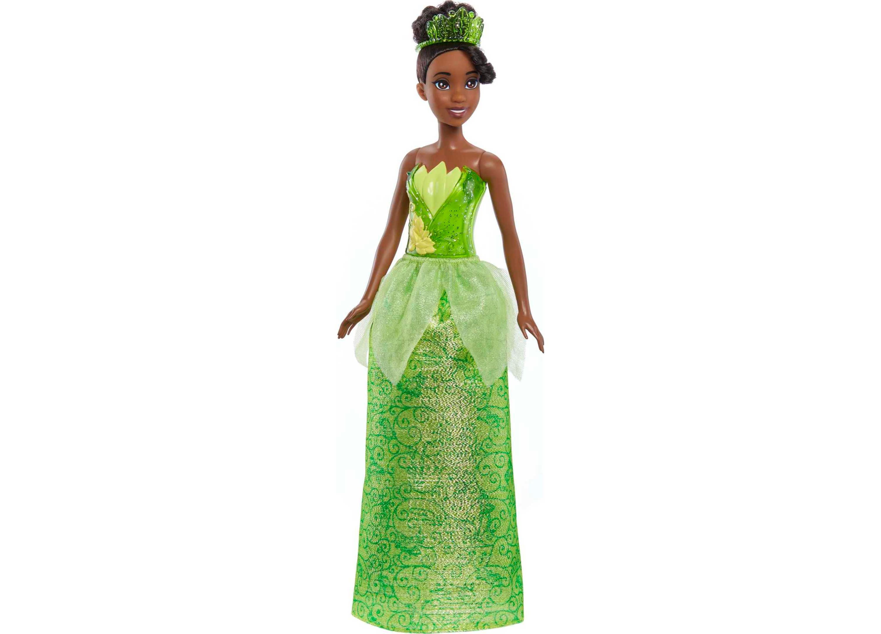 Disney Princess Tiana Fashion Doll - Sparkling Outfit with Accessories
