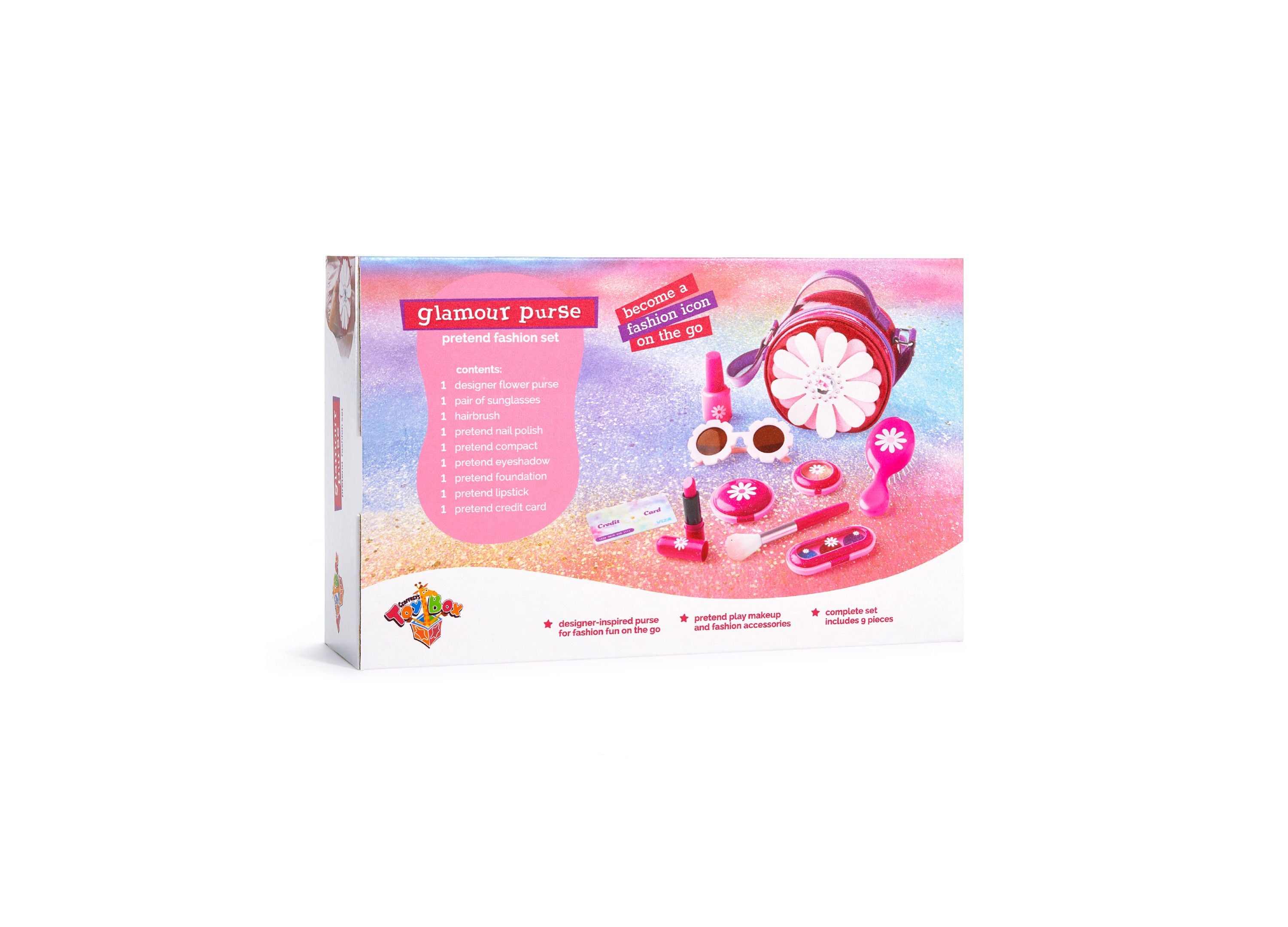 Geoffrey's Toy Box 11-Piece Glamour Purse Pretend Fashion Set for Kids - Image 3