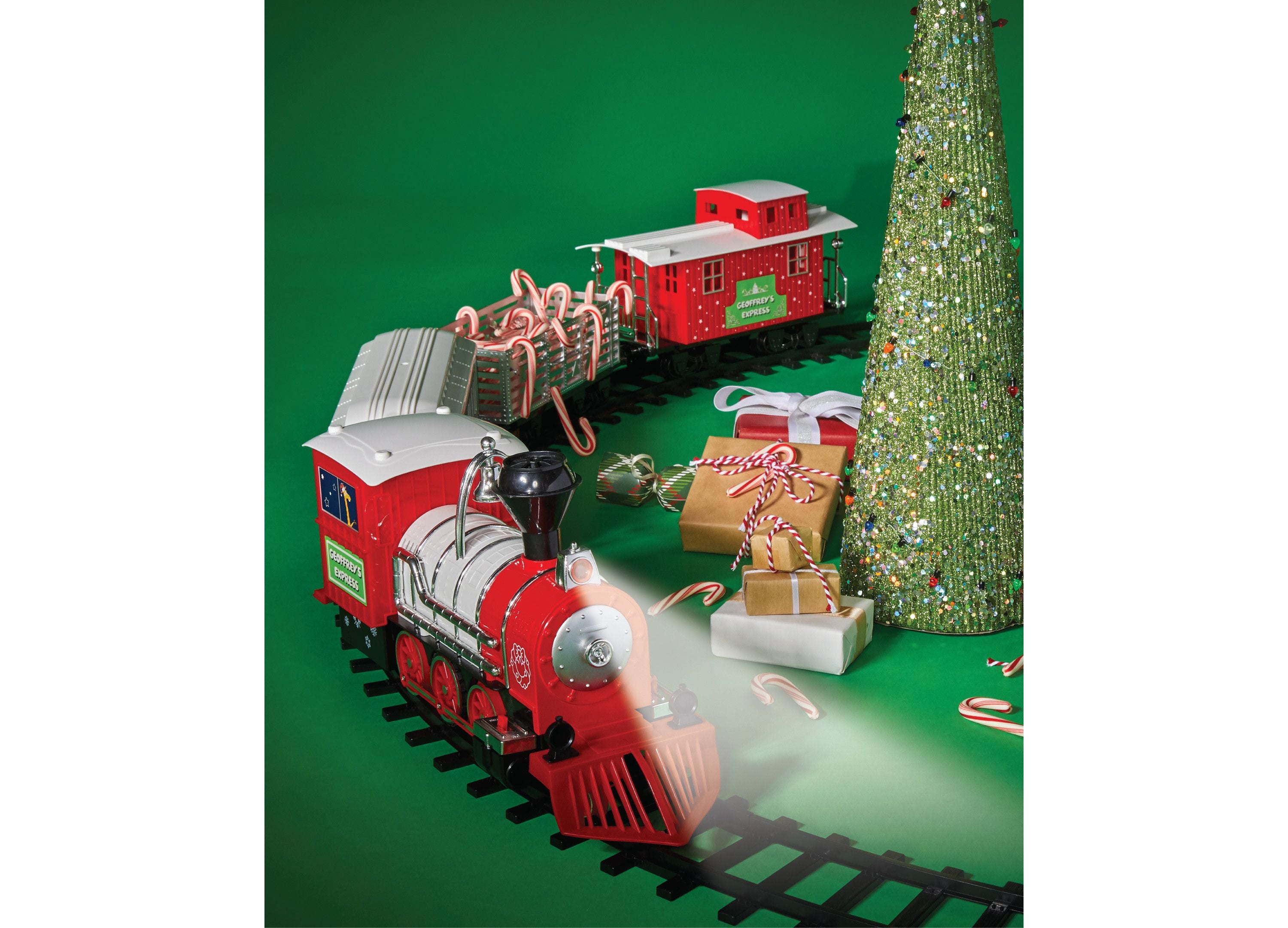 Alternative view of Geoffrey's Toy Box 30 Pieces Express Motorized Holiday Train, Created for Macy's