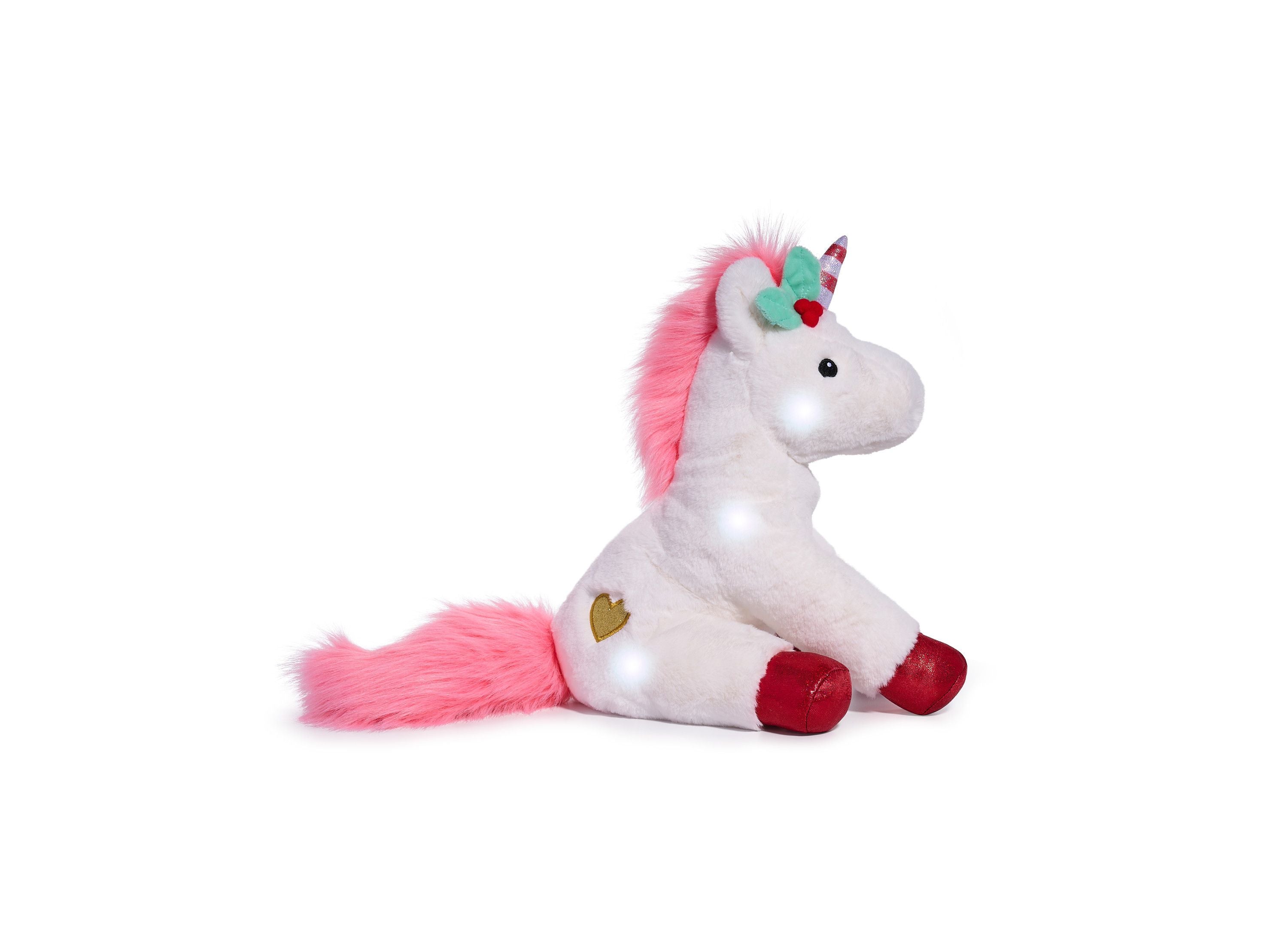 Alternative view of Geoffrey's Toy Box 13-inch Interactive Glow Brights LED Sound Unicorn Plush